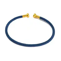 Braided Carbon Steel Wire Bracelet Making