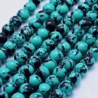 Synthetic Turquoise Beads Strands