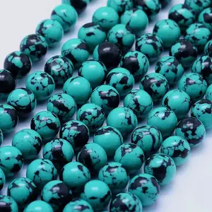 Synthetic Turquoise Beads Strands
