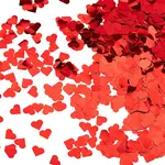 100G PET Plastic Heart Confetti