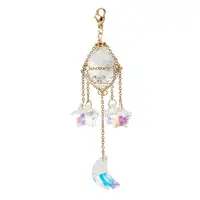 Stainless Steel Cable Chains Pouch Teardrop Pendant Decorations