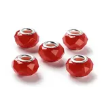 Pearlized Resin European Beads