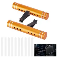 2 Sets Column Aluminum Alloy Car Air Vent Clips