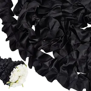 5M Polyester Pleated Lace Ribbon