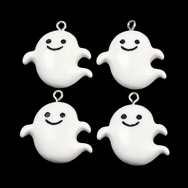 Halloween Opaque Resin Pendants