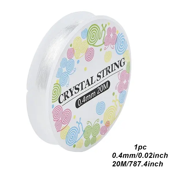 3 Rolls Round Elastic Crystal Thread