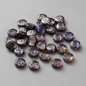 Transparent Electroplated UV Plating Glass Beads