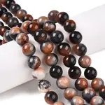 Dyed Natural White Jade Beads Strands