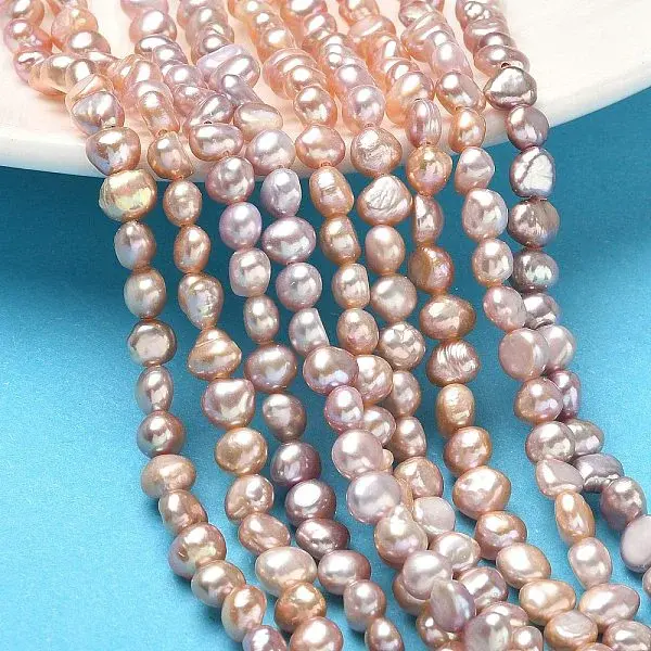 Natural Cultured Freshwater Pearl Beads Strands