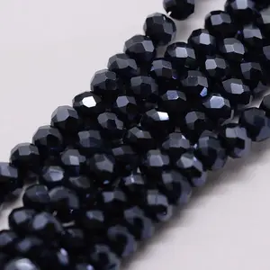 Electroplate Glass Bead Strands