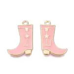 Rack Plating Alloy Enamel Pendants