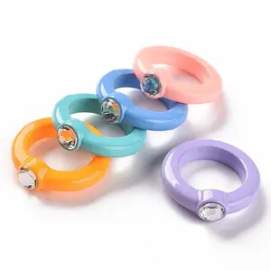 Opaque Acrylic Finger Rings