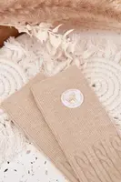 Dámské vlněné ponožky Aura.via béžové