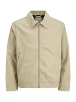 JACK & JONES Prechodná bunda 'JWHCASEY WORKER'  sivobéžová