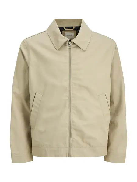 JACK & JONES Prechodná bunda 'JWHCASEY WORKER'  sivobéžová