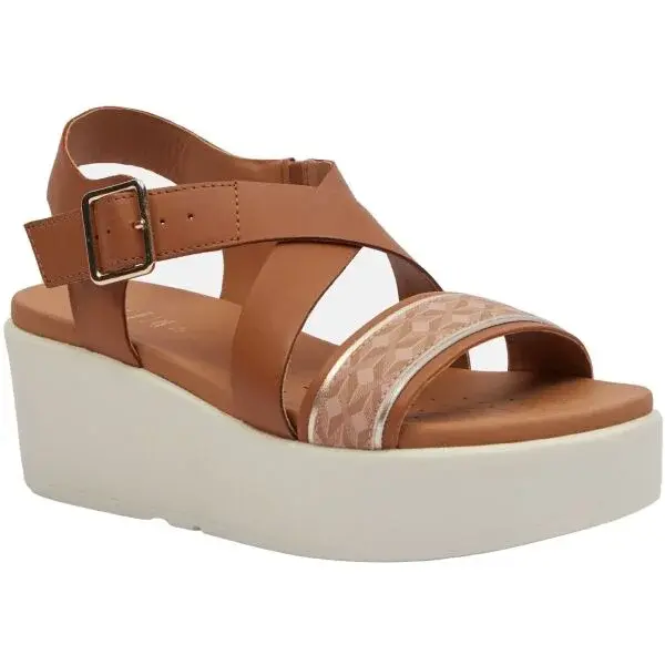 Geox D XAND 2.2S Dámske sandále, hnedá, veľkosť