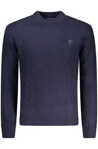 Tmavě modrý pánský svetr