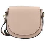 Dámská kožená crossbody kabelka starorůžová - Delami Vera Pelle Olli