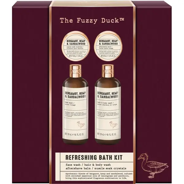 Baylis & Harding The Fuzzy Duck Bergamot, Hemp & Sandalwood dárková sada pro muže
