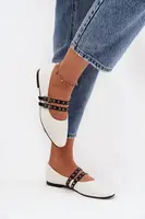 Balerínky s remienkami Deliora biele