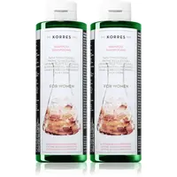 Korres Cystine & Glycoprotein šampon proti řídnutí a padání vlasů výhodné balení
