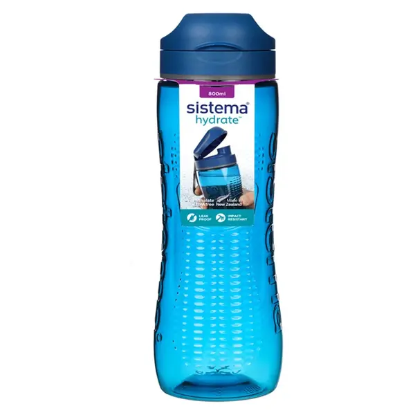 SISTEMA Hydrate Láhev Active Flip Top modrá 800 ml