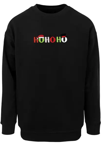 Černý vánoční svetr Ho Ho Ho