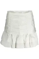 Krátka biela sukňa GUESS JEANS