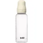 BIBS Anti-Colic Baby Bottle Latex antikoliková fľaša s kaučukovým cumlíkom Ivory 270 ml