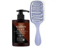 Barevný toner na vlasy Black Professional Crazy Toner - Marron Glacé (kaštanový) + kartáč zdarma + dárek zdarma