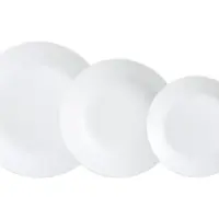 Sada talířů  (18 dílů) Zelie, bílá