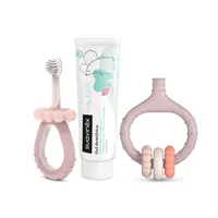 Suavinex Sada na ústní hygienu 3 ks růžová