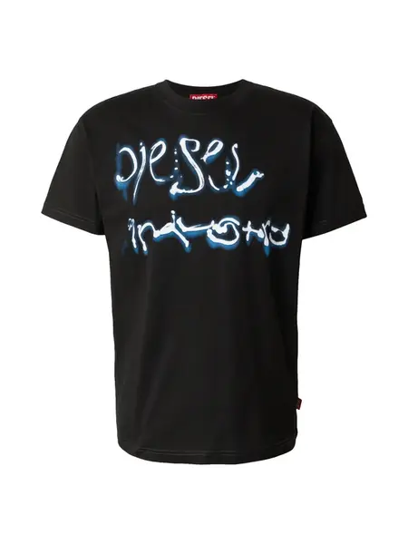 DIESEL Tričko 'T-NORM-V8'  námornícka modrá / čierna / biela