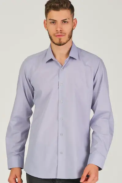 G926 DEWBERRY MEN'S SHIRT-GREY