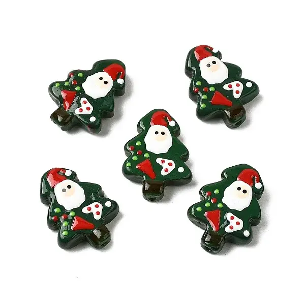 Christmas Theme Handmade Lampwork Beads