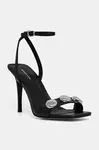 Kožené sandály MICHAEL Michael Kors Liana Dome Stud Sandal černá barva, 40R6LNHS2L.001