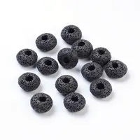 Lava Rock Gemstone European Beads