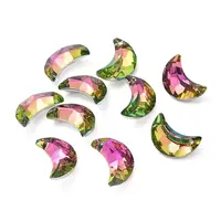 Electroplate Transparent Glass Pendants