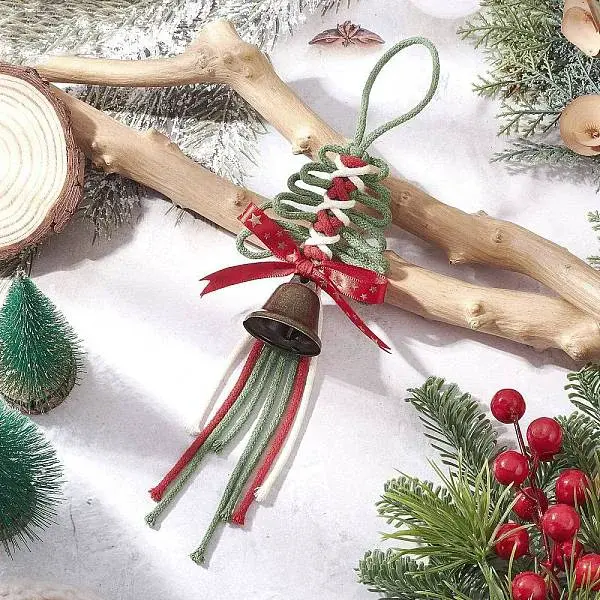 Christmas Tree Cotton String Threads Pendant Decorations