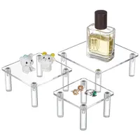 Square Transparent Acrylic Minifigure Display Stands