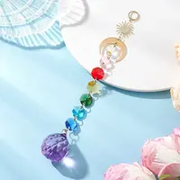 Glass Teardrop Window Hanging Suncatchers