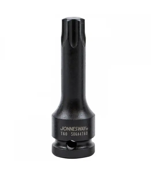 Zástrčné hlavice TORX 1/2", úderové, prodloužené 78 mm, různé velikosti - JONNESWAY Velikost: T45