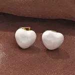 Brass Stud Earrings