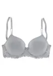 LASCANA Podprsenka  svetlosivá