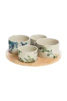 Sada servírovacích misek s podšálkem home & lifestyle 7 x 30 cm