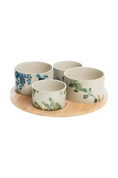 Sada servírovacích misek s podšálkem home & lifestyle 7 x 30 cm