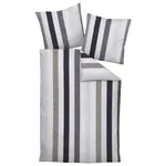 Janine POVLEČENÍ, makosatén, šedá, 135/200 cm