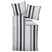 Janine POVLEČENÍ, makosatén, šedá, 135/200 cm