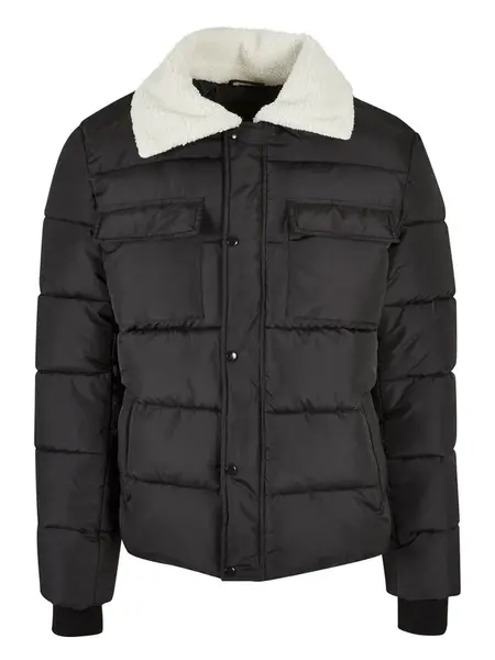 Urban Classics Zimná bunda  antracitová / biela