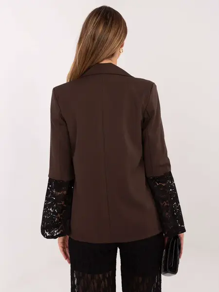 Dámské sako s krajkovými rukávy